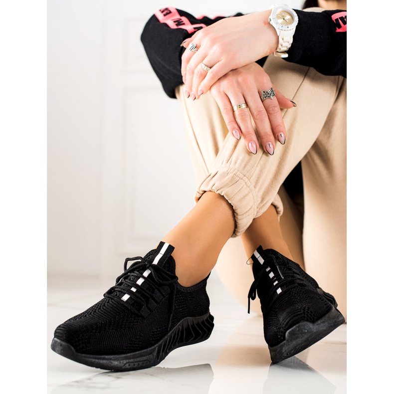 TRENDI Zapatos deportivos negros claros 1 TRENDI Zapatos deportivos negros claros 1