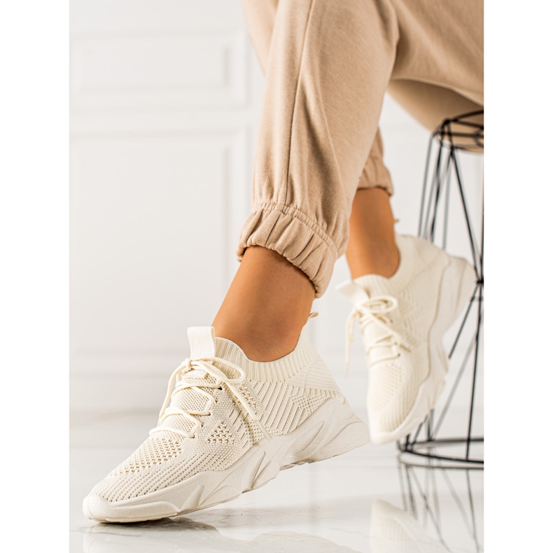 TRENDI Calzado Deportivo Textil beige 1