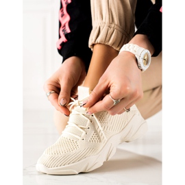 TRENDI Calzado Deportivo Textil beige 2