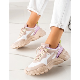 Zapatillas Mujer Big Star JJ274793 beige multicolor 3