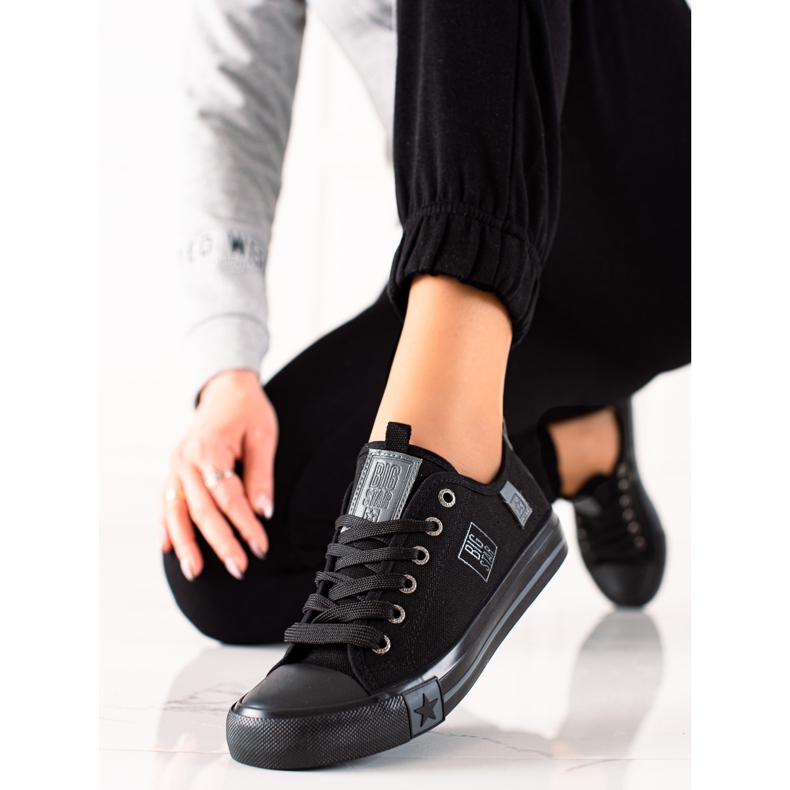 Zapatillas Big Star para mujer JJ274257 negro 1