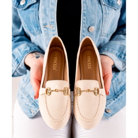 Mocasines beige con estilo VINCEZA 3
