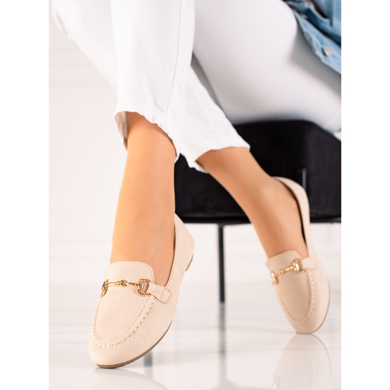 Mocasines beige con estilo VINCEZA 2