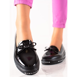 Mocasines ligeros en la plataforma VINCEZA negro 1