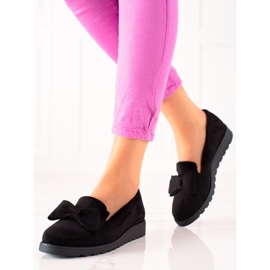 La.Fi Zapatos de ante con lazo negro 2