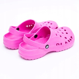 Flameshoes Pantuflas de Mujer Pink Light Crocs Eva rosado 2