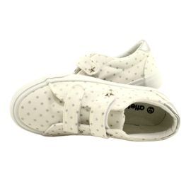 Deportivas Velcro Con Estrellas Plateadas Atletico WY20757 Blanco 5