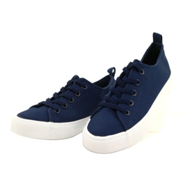 Atletico Atlético de zapatillas para niños WY20761 azul marino 2