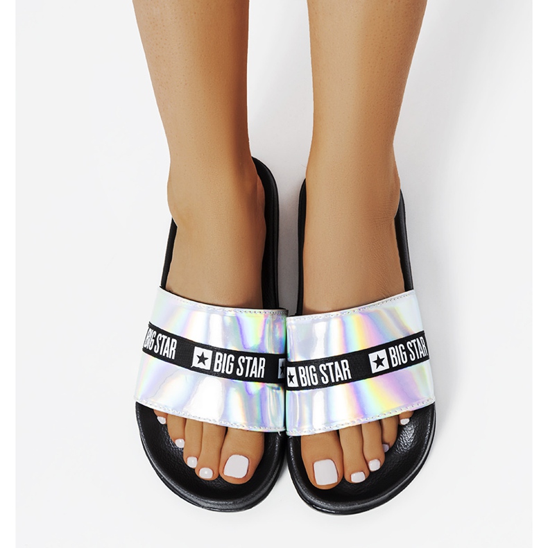 Babucha plateada Big Star GG274A005 plata 1