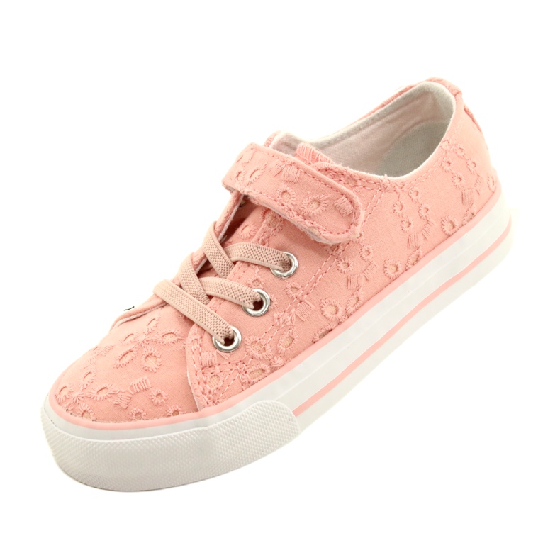 Zapatillas Cordones Velcro Atletico WY21452 Rosa rosado 3