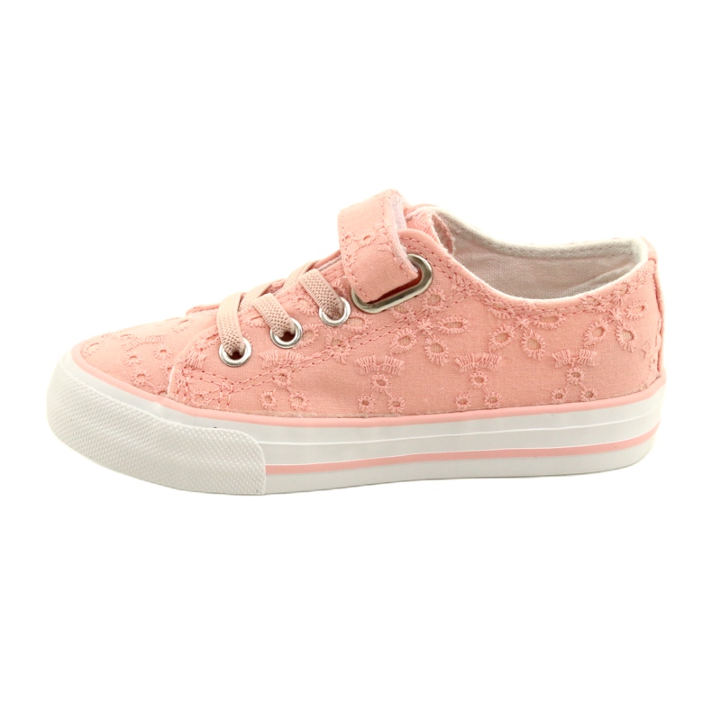 Zapatillas Cordones Velcro Atletico WY21452 Rosa rosado 1