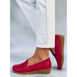Mocasines calados Cukki Rojo 2