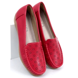 Mocasines calados Cukki Rojo 4