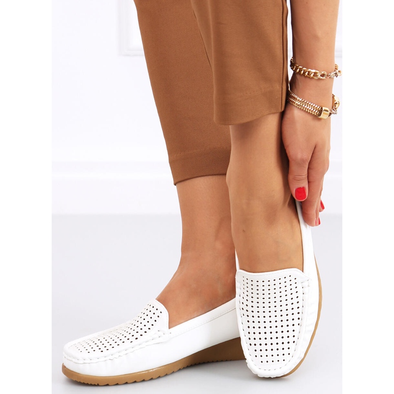 Mocasines mujer calados Ilin Blanco 1 Mocasines mujer calados Ilin Blanco 1