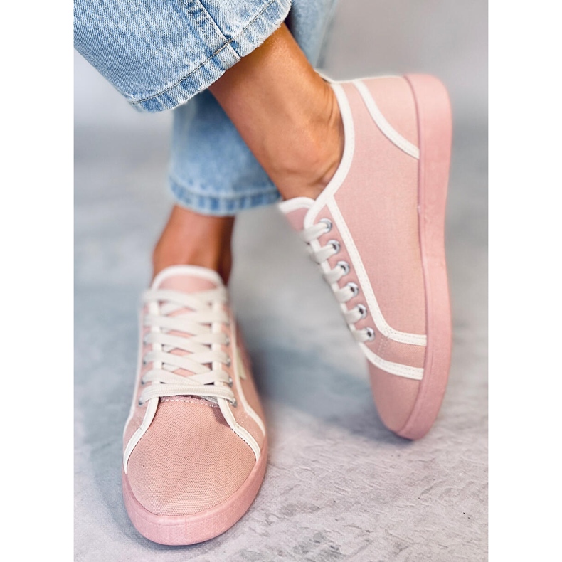Rosa Trest Zapatillas chanelki rosas 1