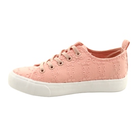 Atletico Zapatillas de deporte para niñas deslizadas WY20763 PINK rosado 1
