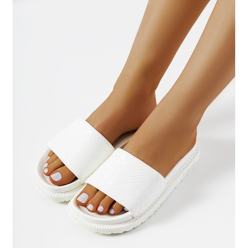 Zapatillas blancas en plataforma Big Star HH274683 blanco 1