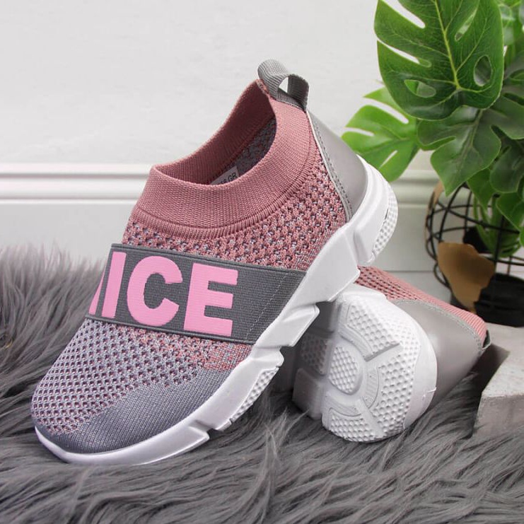 McKeylor Jr JAN94A calcetines calzado deportivo rosado gris 2 McKeylor Jr JAN94A calcetines calzado deportivo rosado gris 2