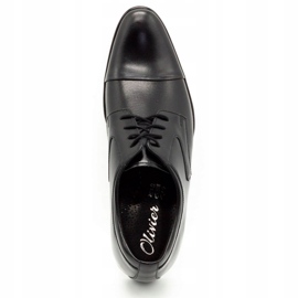 Olivier Zapatos formales para hombre P10, negro 5