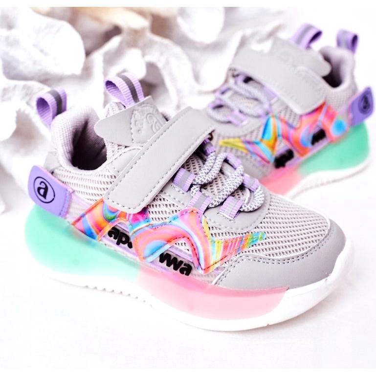 Apawwa Zapatillas Deportivas Infantiles Zapatillas Gris 3