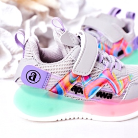 Apawwa Zapatillas Deportivas Infantiles Zapatillas Gris 4