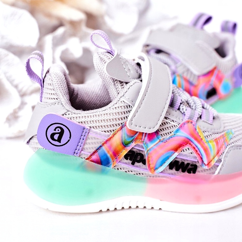 Apawwa Zapatillas Deportivas Infantiles Zapatillas Gris 4