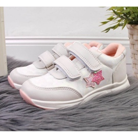 Zapatillas deportivas American Club Jr AM874A blanco 2