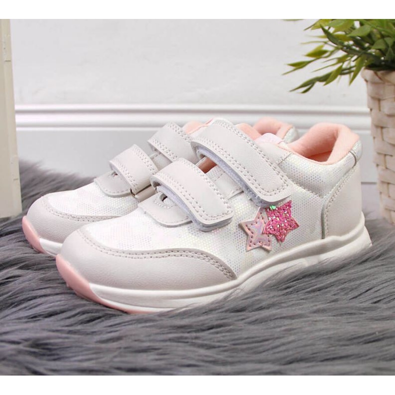 Zapatillas deportivas American Club Jr AM874A blanco 2