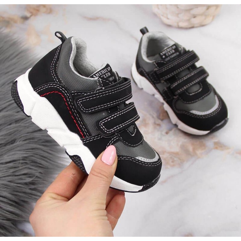 Zapatillas deportivas American Club Jr AM876A negro 1