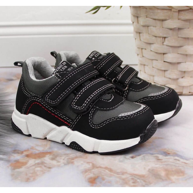 Zapatillas deportivas American Club Jr AM876A negro 2