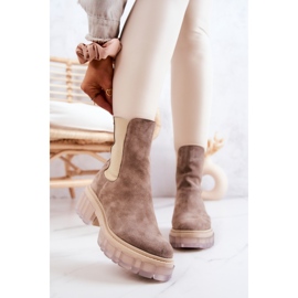 PA2 Botas Eliann Mujer Ante Beige 3