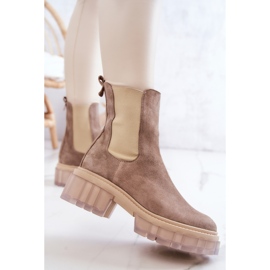 PA2 Botas Eliann Mujer Ante Beige 6