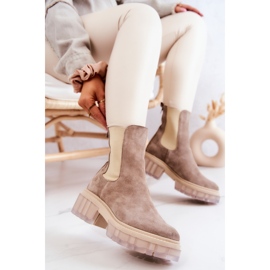 PA2 Botas Eliann Mujer Ante Beige 9