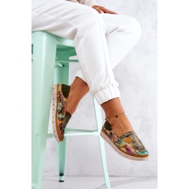 Mocasines de Mujer en Piel Maciejka 05434-09 Verde multicolor 7