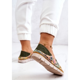 Mocasines de Mujer en Piel Maciejka 05434-09 Verde multicolor 5