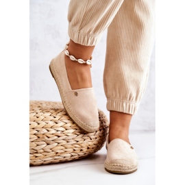 PE1 Alpargatas Mujer Ante Beige Joaquin 4