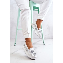 Vinceza Mocasines Calados De Mujer En La Plataforma White Louise blanco 6