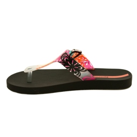 Ipanema 26721 26208 Zapatillas de estar por casa negras para mujer negro azul naranja rosado 1