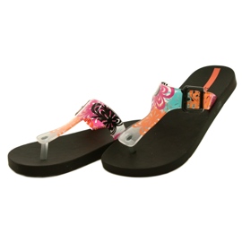 Ipanema 26721 26208 Zapatillas de estar por casa negras para mujer negro azul naranja rosado 2
