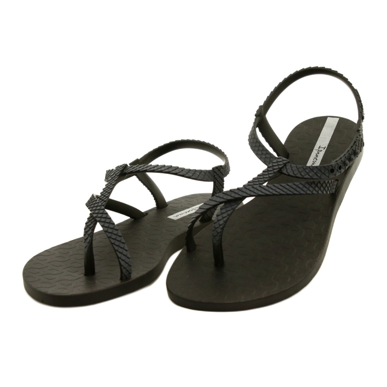 Sandalias Rzymianki Negro / Gris Oscuro Ipanema 82931 21122 2