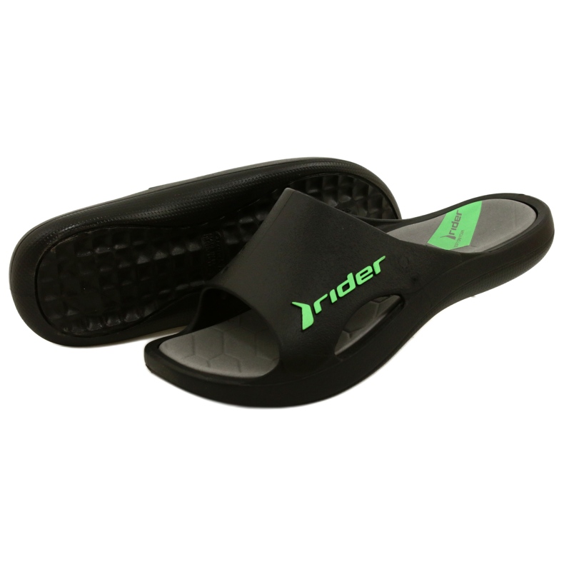Pantuflas de Hombre Rider BAY X AD 83060 23899 Negro / Gris / Verde 4