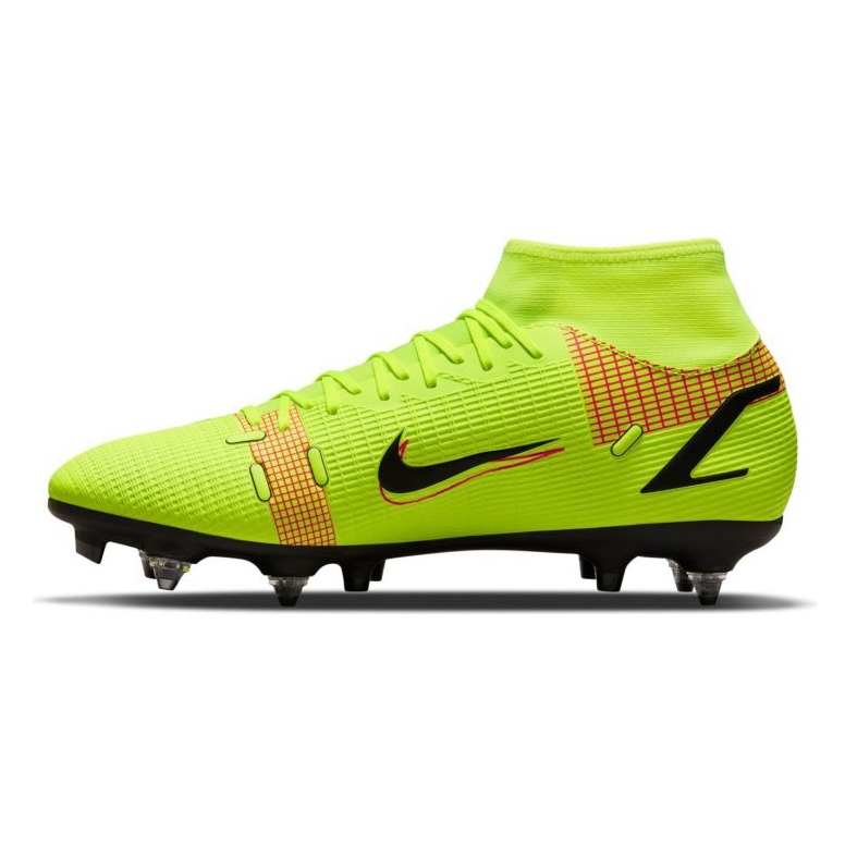Zapatos de fútbol Nike Mercurial Superfly 8 Academy SG-Pro Ac M CW7432-760 verde verde 1