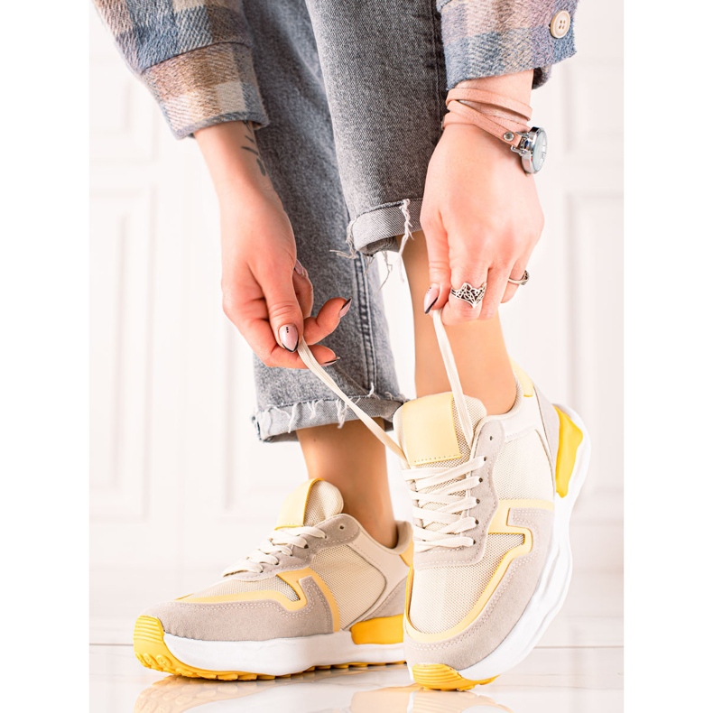 TRENDI Zapatos deportivos beige 1