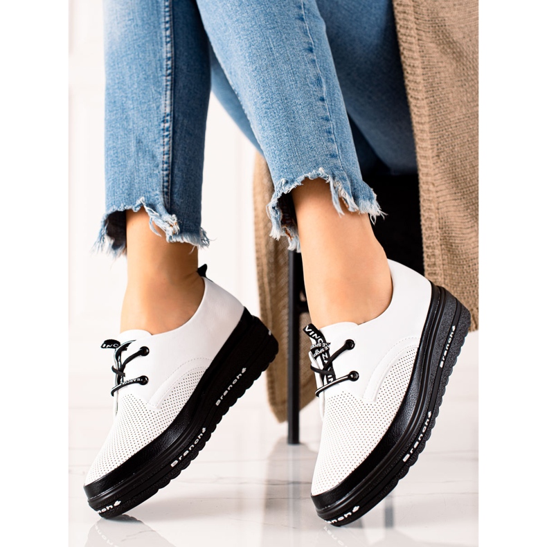 Zapatos ligeros Vinceza blanco 1