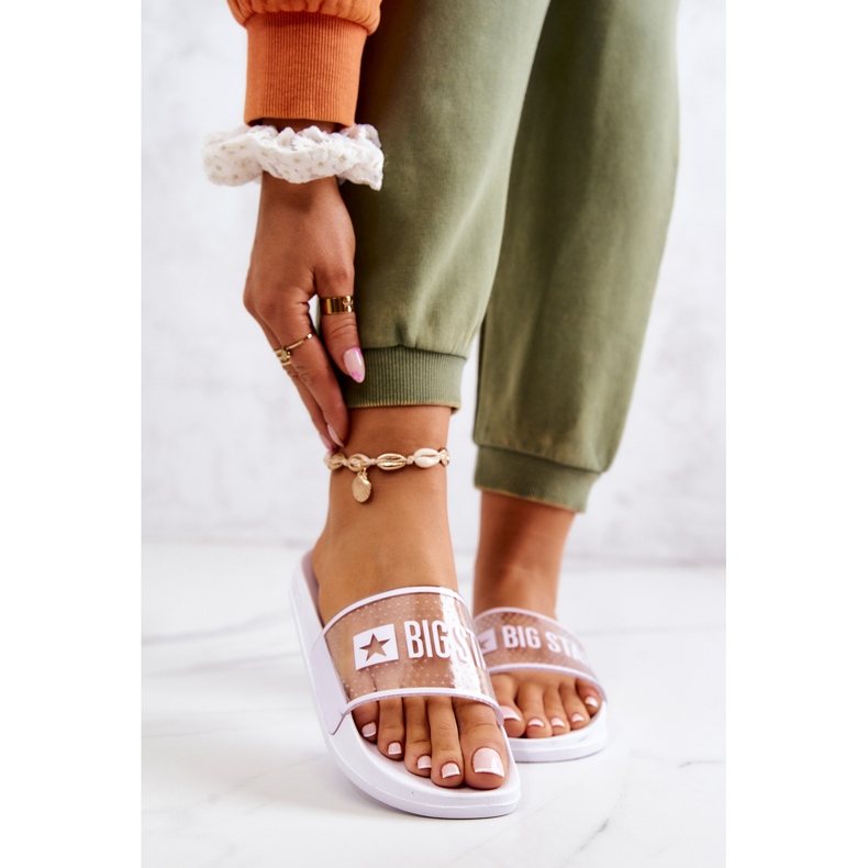 Pantuflas Mujer Big Star JJ274642 Blanco 1
