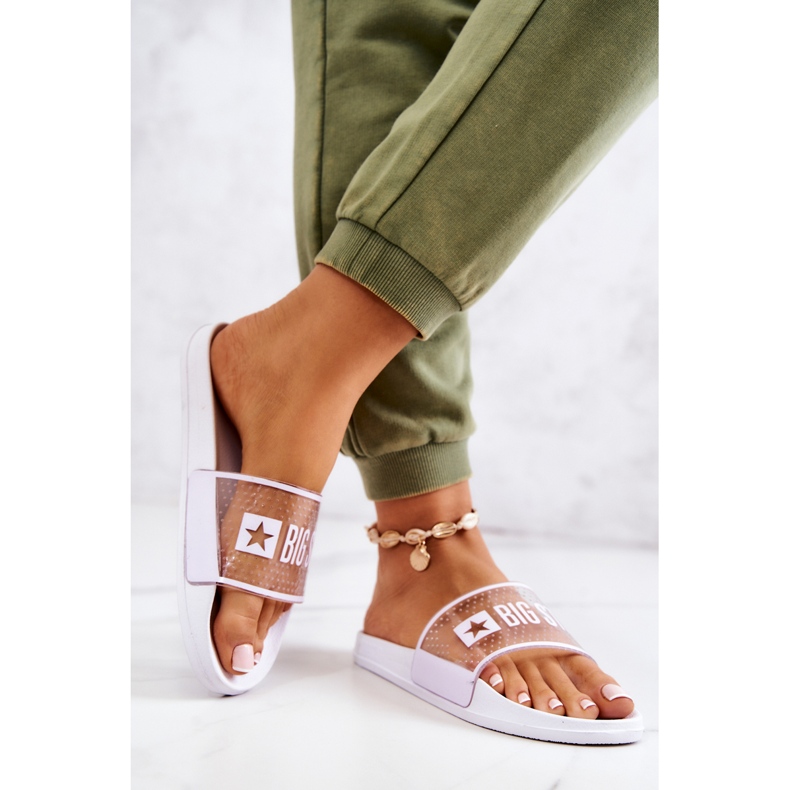 Pantuflas Mujer Big Star JJ274642 Blanco 2