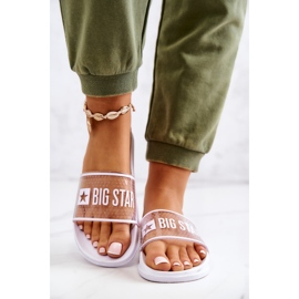 Pantuflas Mujer Big Star JJ274642 Blanco 3