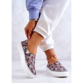 Zapatillas Mujer Slip On Memory Foam Big Star JJ276015 Gris 2