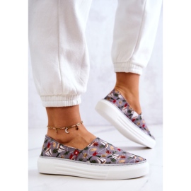 Zapatillas Mujer Slip On Memory Foam Big Star JJ276015 Gris 3