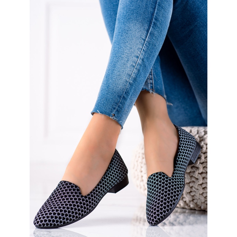 TRENDI Señores clásicos con patrón negro 1